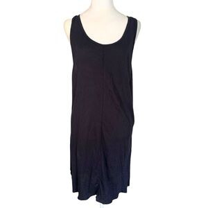 Daniel Patrick Medium Navy Blue Sleeveless 100% Cotton Casual Loungewear Dress